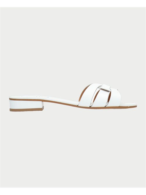 Vincent Vega women's leather sandals VINCENT VEGA | PQ2011BIANCO